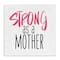 Stupell Industries Strong As A Mother Sentiment Minimal Pink Pop Canvas Wall Art
